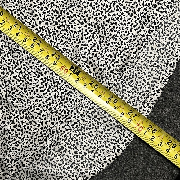 Sienna Sky Black Animal Print High Rise Midi A-Line Skirt Juniors XS - Picture 7 of 7